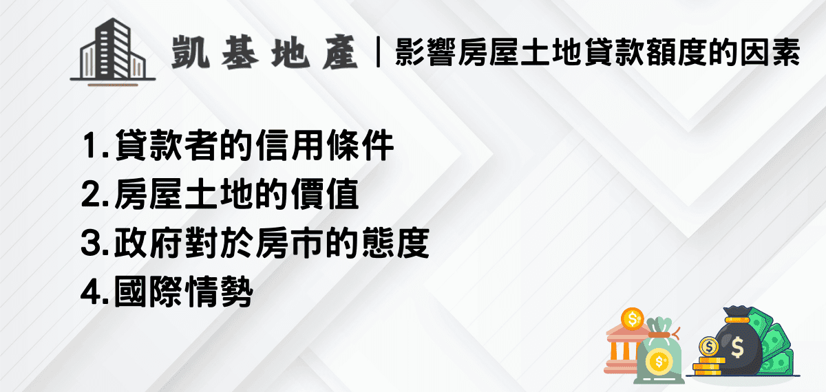 房屋土地估價大揭密:從銀行行員專業鑑價到免費線上工具,全面掌握房產價值! 2 影響房屋土地貸款額度的因素
