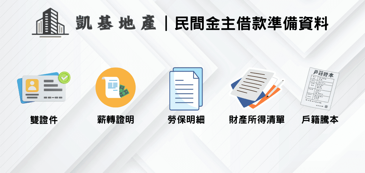 民間金主借款全攻略:利率解析、申請流程、必知注意事項一篇輕鬆掌握! 2 民間金主借款準備資料