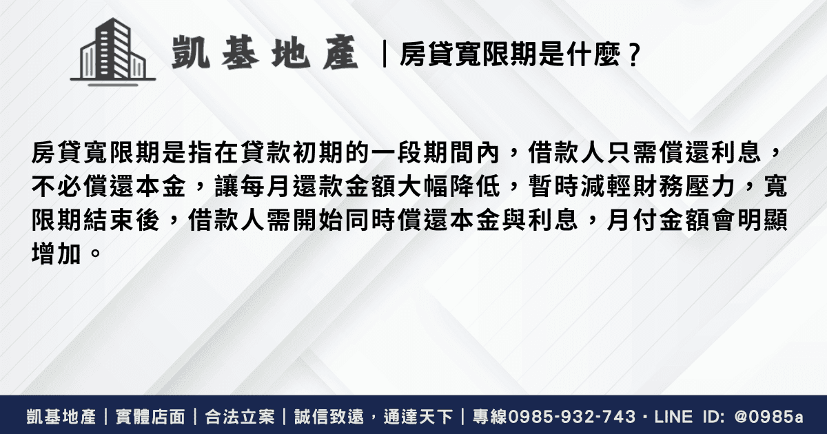 房貸寬限期